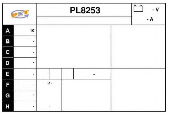 SNRA PL8253 Alternator